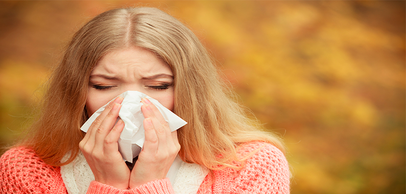 Pas på huden omkring næsen, når du er forkølet